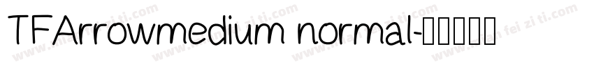 TFArrowmedium normal字体转换